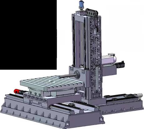 JMSK FHPTCXB (série) CNC Planer Horizontal Boring & Milling Machine